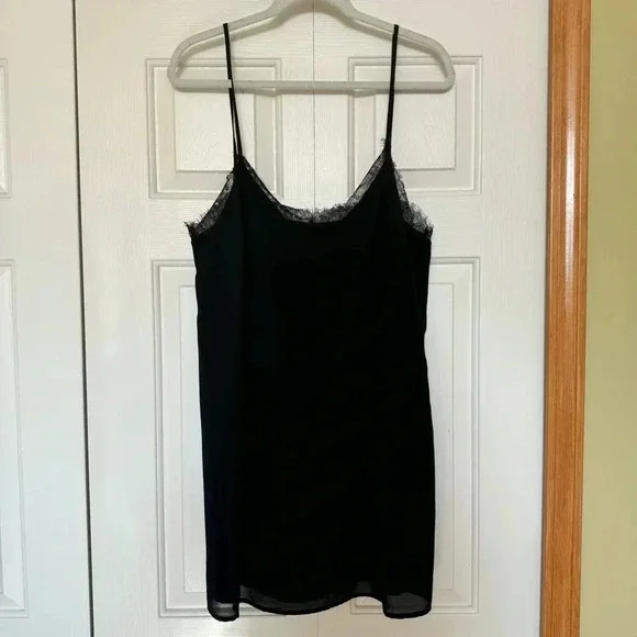 Lulu’s My Desire Black Lace Slip Dress - Picture 6 of 11